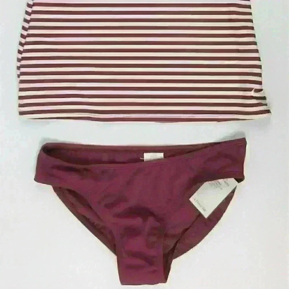 NEW! Nike Womens S Striped Racerback Swim Set NWT $96 - Picture 3 of 9